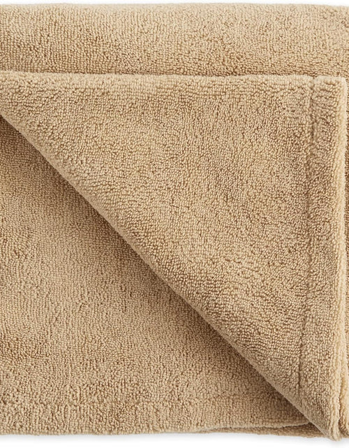Load image into Gallery viewer, Pet Drying Collection Embroidered Terry Microfiber, Towel X-Large, 41X23.5", Taupe with Black Paw Print
