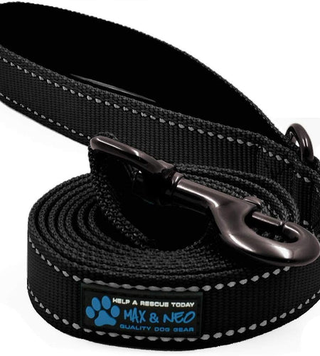 Reflective Nylon Dog Leash - We Donate a Leash to a Dog Rescue for Every Leash Sold